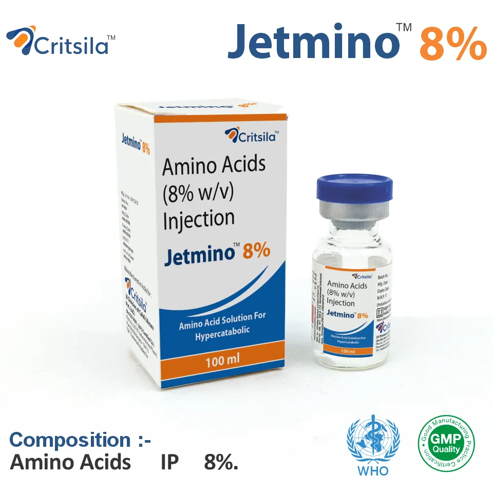 Amino Acids (8% w/v) Injection in PCD Pharma Franchise at Best Price